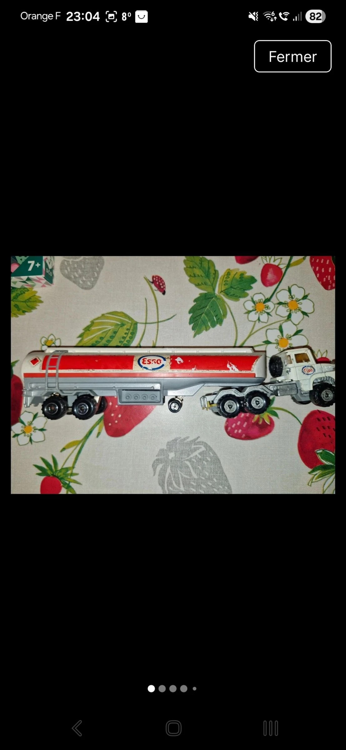Semi-reboque esso majorette vintage – photo 2